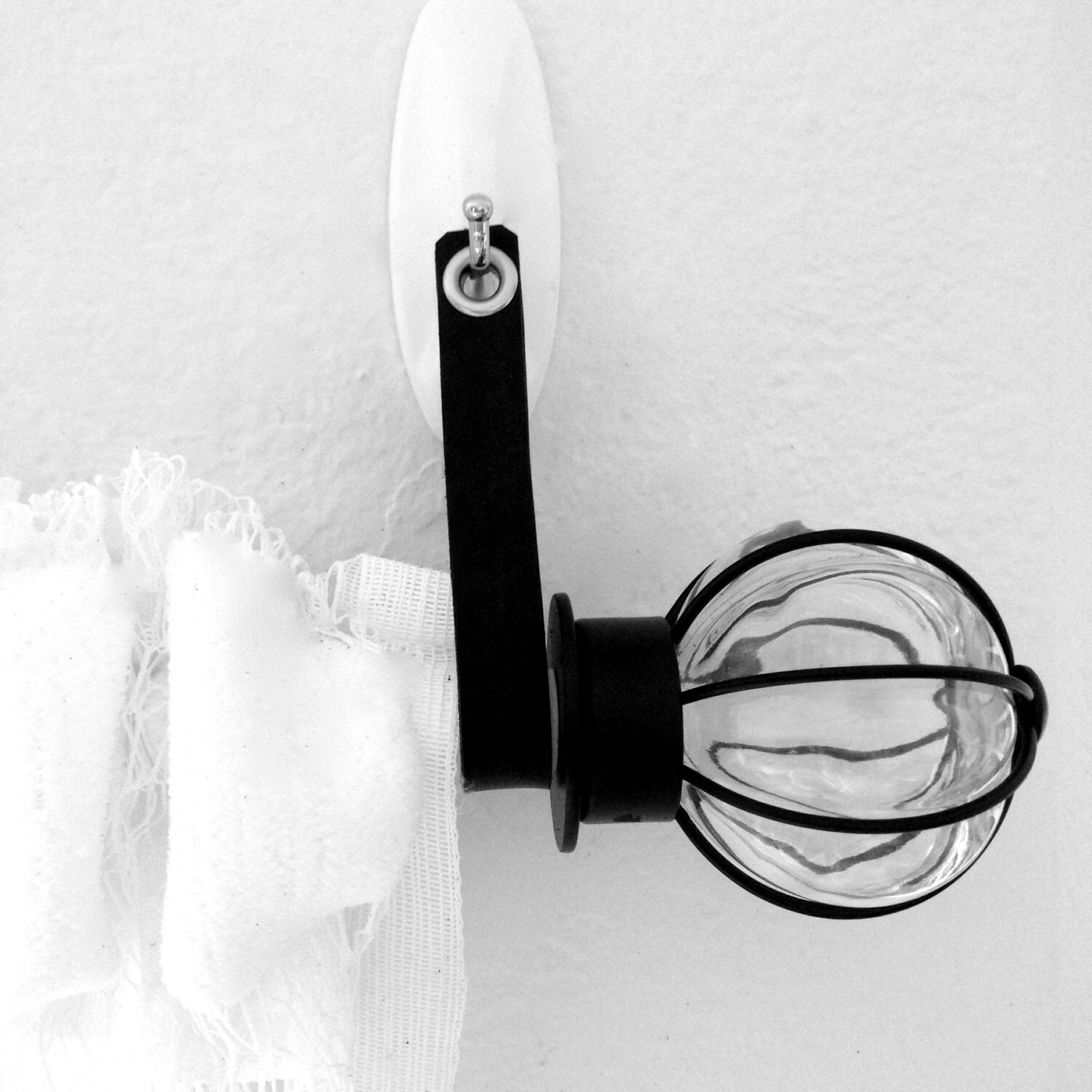 Leather Curtain Rod Holder Strap for Renters Set of 2 No Holes