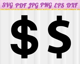 Dollar sign stencil | Etsy