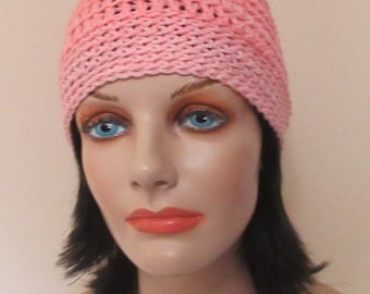 Beanie, Sea Coral Crochet Hat, Hockey Mom, Ice Skating, Snow Playing, Cold Weather Accessory