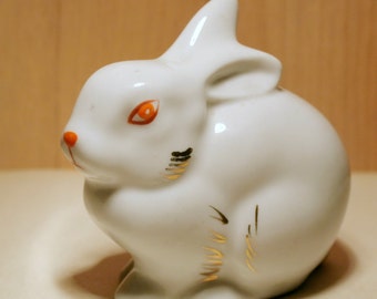 Vintage ceramic rabbit figurine