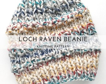 Loch Raven Beanie Knitting Pattern / Knitting Pattern / Knit Beanie Pattern / Beanie Pattern / Knit Pattern / Cozy Knits / Winter Beanie