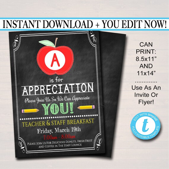 teacher luncheon flyer ohye mcpgroup co staff appreciation flyer