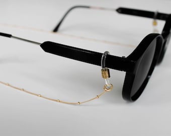 Gold Fill Bead (Spaced) Chain Sunglass and eyewear lanyards and cord accessories
