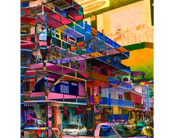 Home Decor, Wall Art, Fine Art Print, Colorful, Fine art, Glicee, Abstract art, Graphic, Graphicography, Mexico, Travel