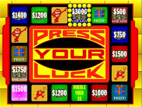 powerpoint game template plays like press your luck game show powerpoint templates with sound