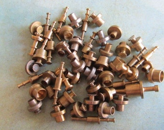 Vintage Brass Clock parts spindles - levers - Robot mix - Levers - Steampunk - Scrapbooking k2