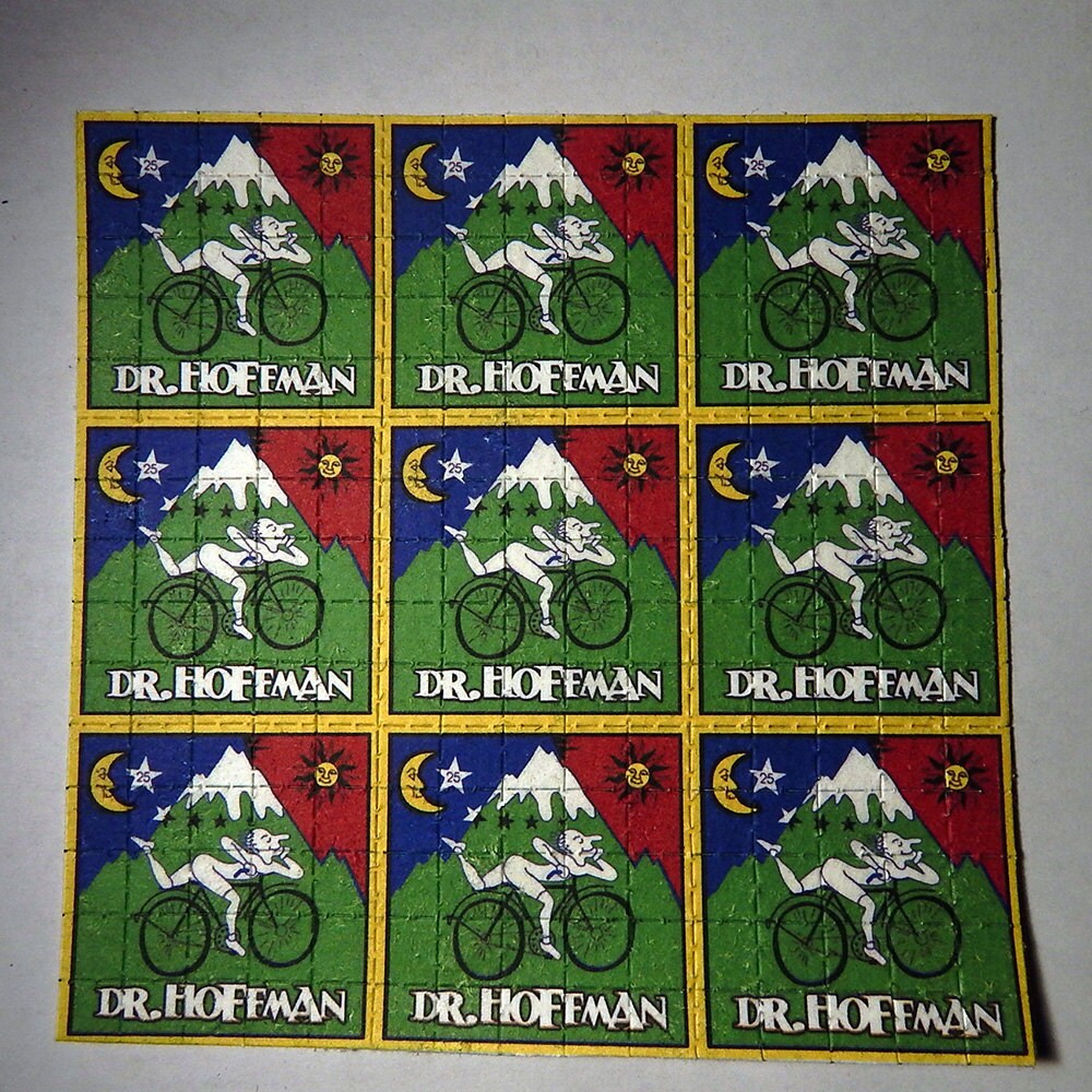 Psychedelic Blotter Art Print perforated sheet 225 hits Acid