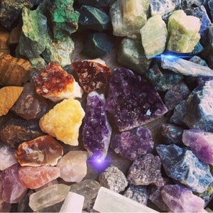 Create Your Own Crystal Set Crystal Collection Crystal Kit Raw Crystal Heal Crystal and Stone Bohemian Decor Personalized Gift Set