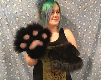 Wrist length fursuit paws
