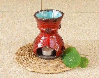 Essential oil diffuser, Ceramic oil burner, aromatherapy oil burner, Candle burner, Handmade ceramic aromatherapy oil burner, Wheel thrown,