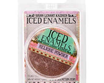 Iced Enamels relique powder, Copper Glitz, .25oz