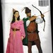 Butterick 5749 Misses and Men's Costumes Robin Hood and Maid Marion