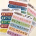 All About Laundry Cute Foiled Mini Planner Stickers - Hand Drawn Stickers, Kiss Cut, Calendar Stickers, Bullet Journal, Scrapbooking