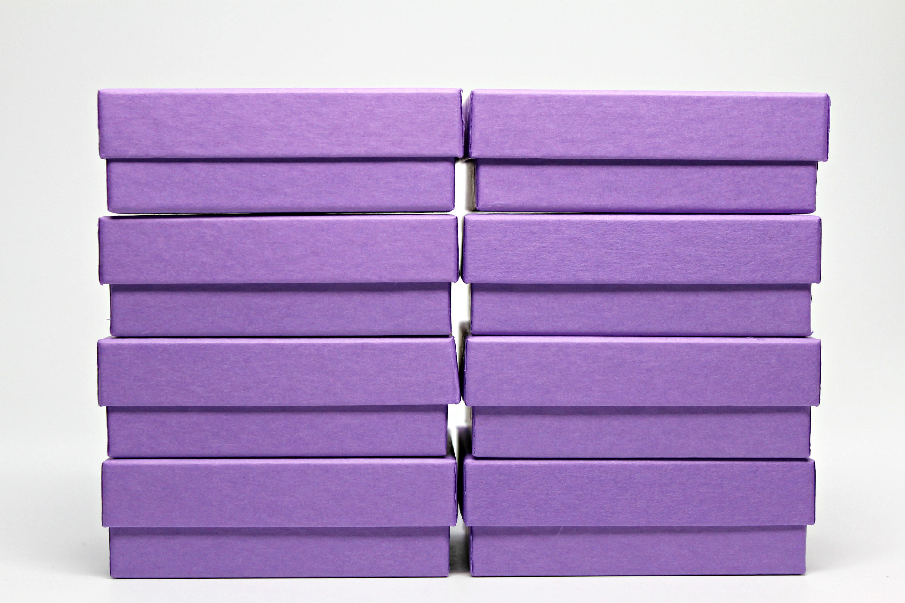 kraft storage box with lid