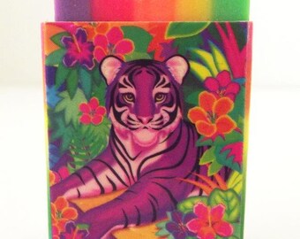 Lisa Frank Masterpieces Eraser Purple Tiger