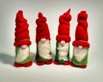 Hand-felted Christmas elves! Christmas Elf!
