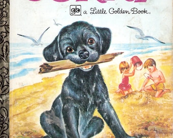 CORKY Vintage Children's Little Golden Book by Patricia Scarry Illustrated by Irma Wilde