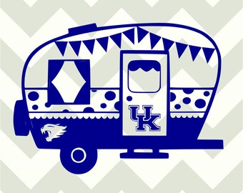 University of Kentucky-Camper-Wildcats-SVG-DXF