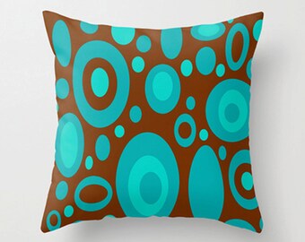 Modern Throw Pillow Cover, Modern Pillow Cover, Brown Throw Pillow Cover, Pillow Cover, Modern Pillow Cover, Mod Pillow Cover