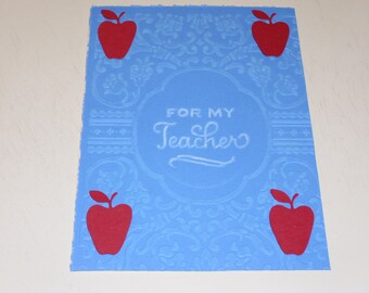 For My Teacher Card