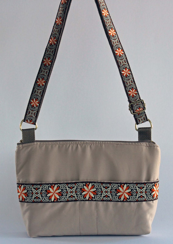 small fabric crossbody purse