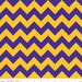 Fabric by the Yard - Purple and Gold Chevron by Riley Blake