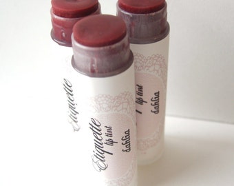 Dahlia Lip Tint - Plum Tinted Lip Balm