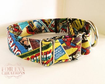 Avengers Martingale Dog Collar