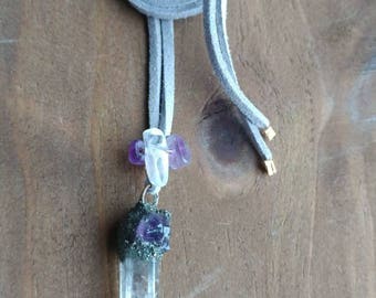 Quartz Crystal Talisman || Necklace