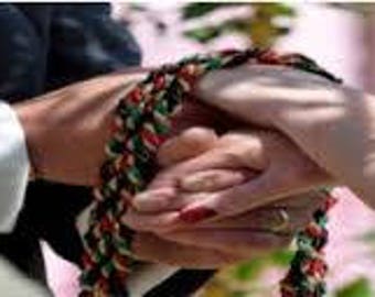 Celtic CUSTOM HANDFASTING CORD Celtic Handfasting Weddings or Vow Renewals You choose the Color