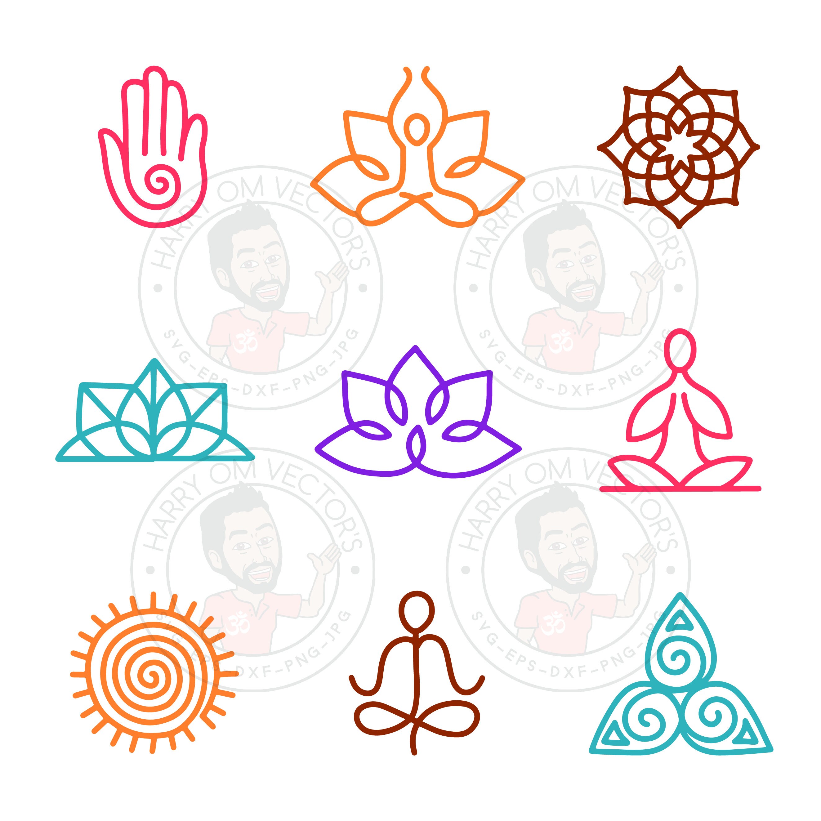 Download Yoga Stick Figure Vectors, SVG DXF For Silhouette Cameo Or ...