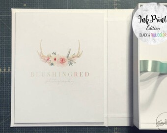 INK 8"x10" Proof Box, Presentation Box, Heirloom Box /Photographer Photo Packaging or Gift Box/