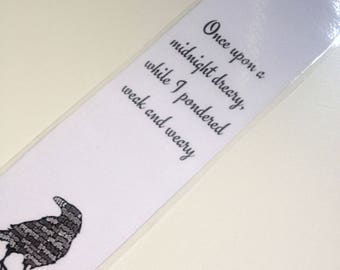 Author Series - Edgar Allan Poe, Laminated Bookmarks, Annabel Lee, The Raven, A Dream Within a Dream, Bookmark Quotes, Gift for Readers