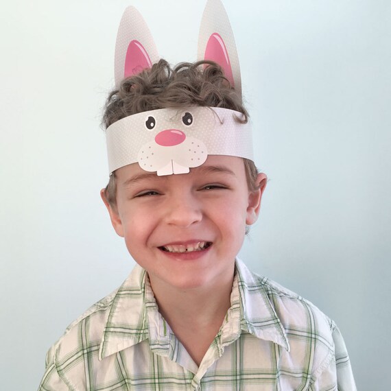 instant download hippity hoppity kids easter bunny hat