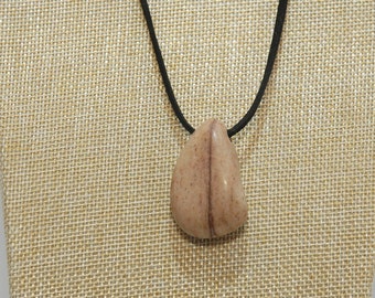 Natural Irish Wishing Stone Pebble Pendant Necklace