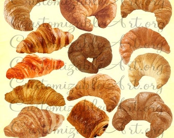 Croissant Clipart Digital Clip Art Breakfast French Pastries Chocolate Images Graphics Pastry Croissant Clipart Digital Clip Art Breakfast French Pastries Chocolate Images Graphics Pastry