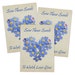 Seed Packet Favors, Set of 25 (Blue Forget-Me-Not) "Watch Love Grow"