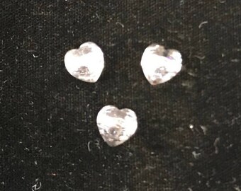5742 Swarovski® 10mm Heart Bead - Crystal