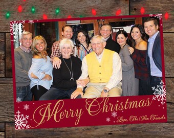 Digital Christmas Card - Holiday Cards - Merry Christmas Cards - Photo Christmas Cards