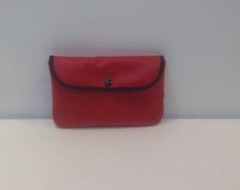 WALLET imitation leather and cotton ASANOHA