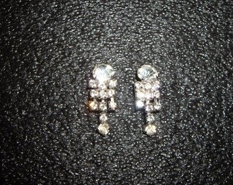 1940's Diamante Earrings