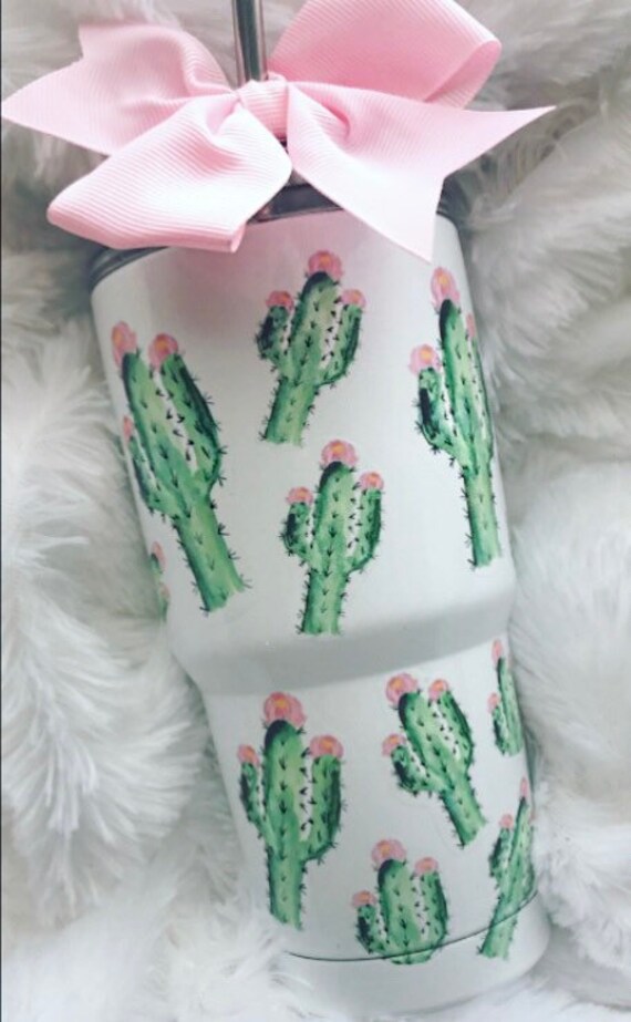 Cactus Tumbler | 20 or 30 Oz Cactus Tumbler