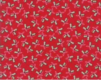 Sugar Plum Christmas Candy Red 2911 11 - Moda Fabrics 100% Cotton Quilting Fabric Bunny Hill Designs
