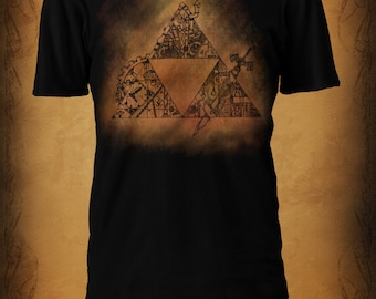 Legend of Zelda - Steampunk Triforce Tshirt