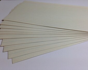 Vintage index cards, vintage filing cards, junk journals, ephemera, vintage paper