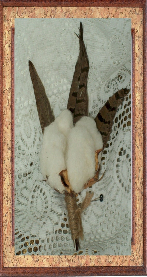 Cotton Boll Boutonniere