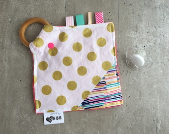 Taggy Blanket, Tag Blanket Sensory, Taggie Blanket, Baby Blanket, Security Blanket, Baby Taggy Blanket, Teething Toy, Teething Blanket