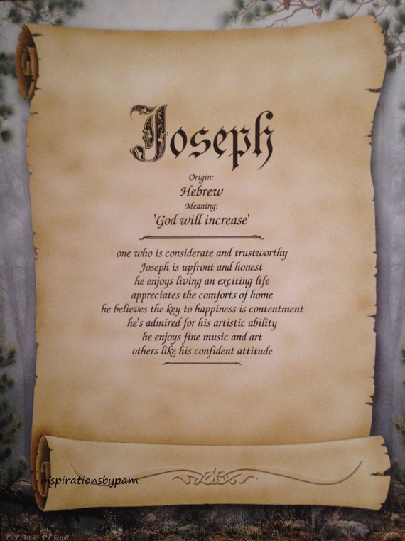 what does the name joseph mean in greek