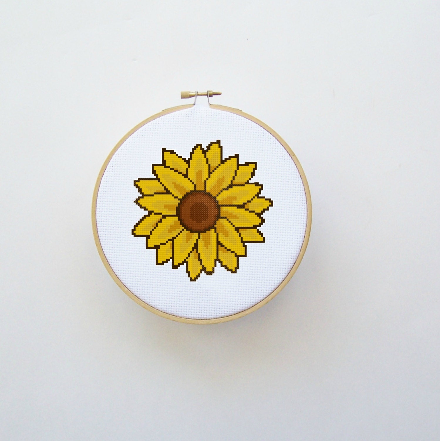 Sunflower Cross Stitch Pattern Instant Download Digital File
