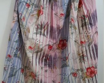 JoS. A. Banks "Aloha" Cotton Print Skirt. Cotton Size 12
